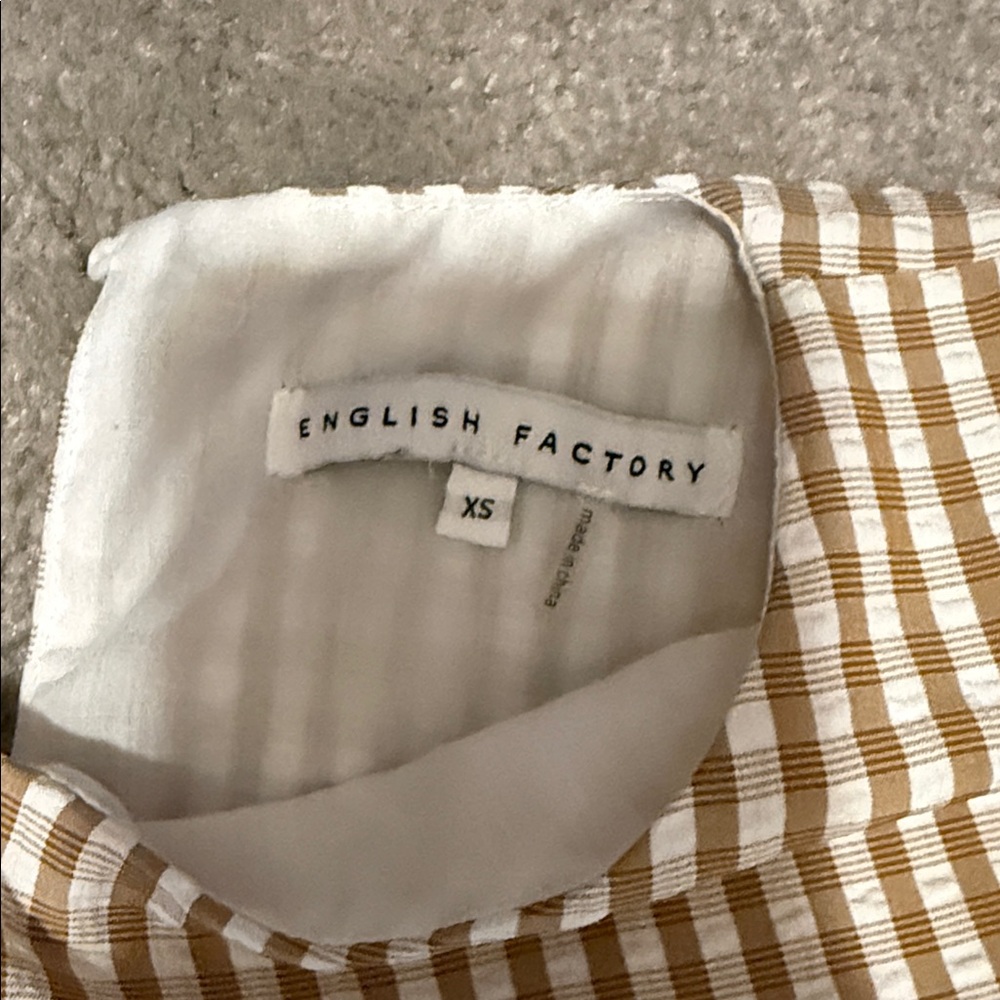 English Factory gingham top - Picture 2 of 3